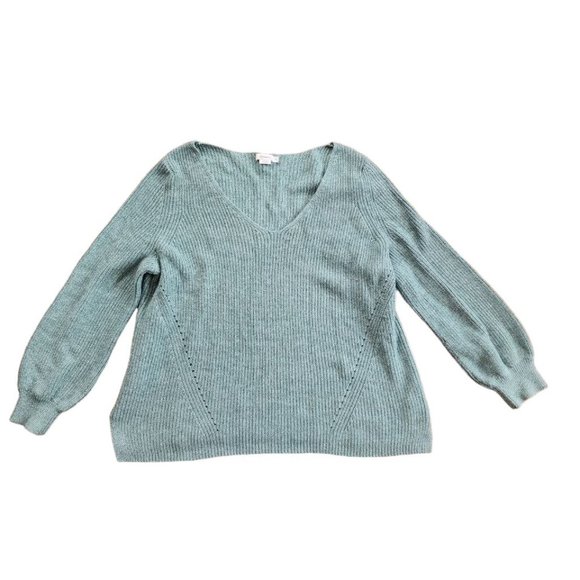 Reitmans Sweater Women's Green size 2X - Picture 2 of 11